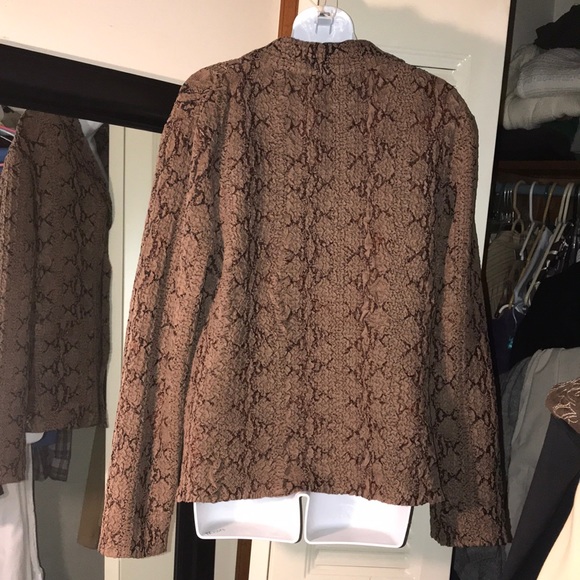 🌞Persona Women’s Lightweight Brown & Black Blazer - Picture 2 of 5